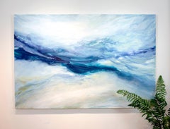 'Expanse', Large contemporary abstract acrylic painting