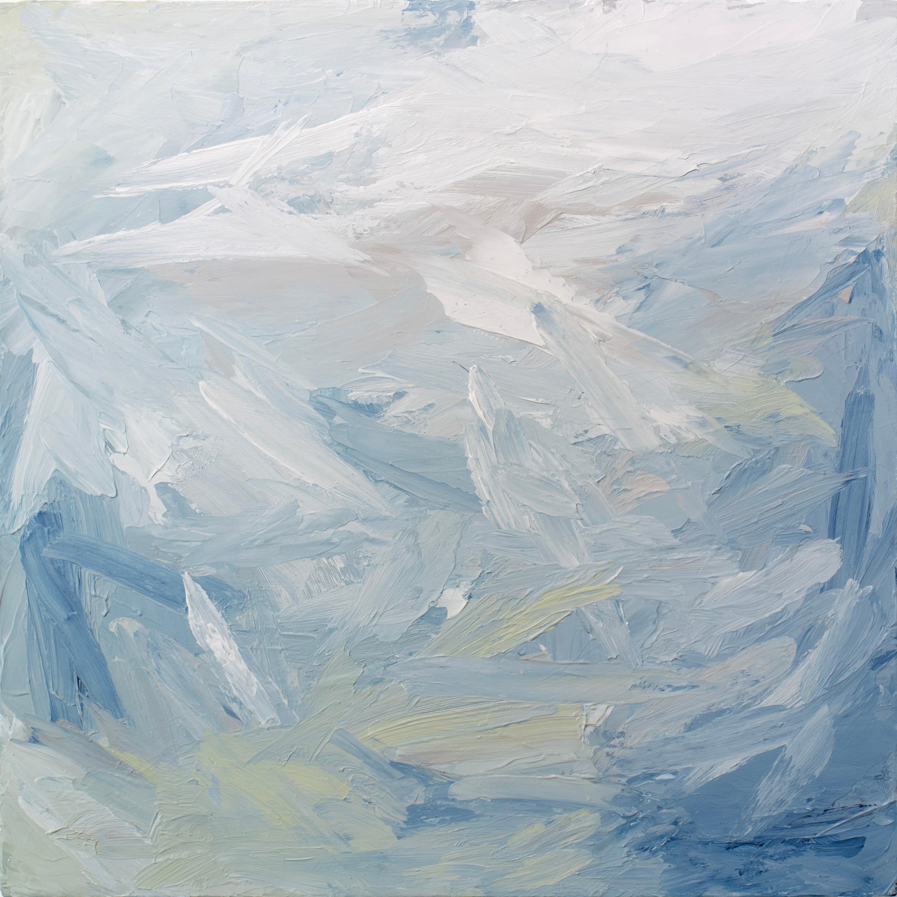 Peinture abstraite texturée « Fresh Air » en vente 1