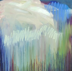 Peinture à l'huile abstraite « Fun in Paris »