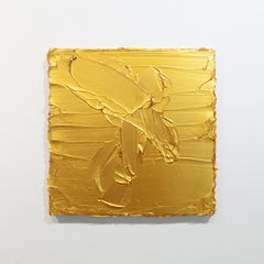 "Golden Girls II" Metallic Gold Abstract Painting