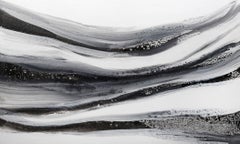 "In Black and White II," Abstract Painting