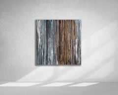 "Basta aggiungere le scarpe", pittura ad olio astratta