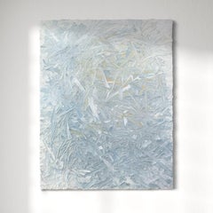 "Sólo cinco minutos" Pintura abstracta de textura gruesa