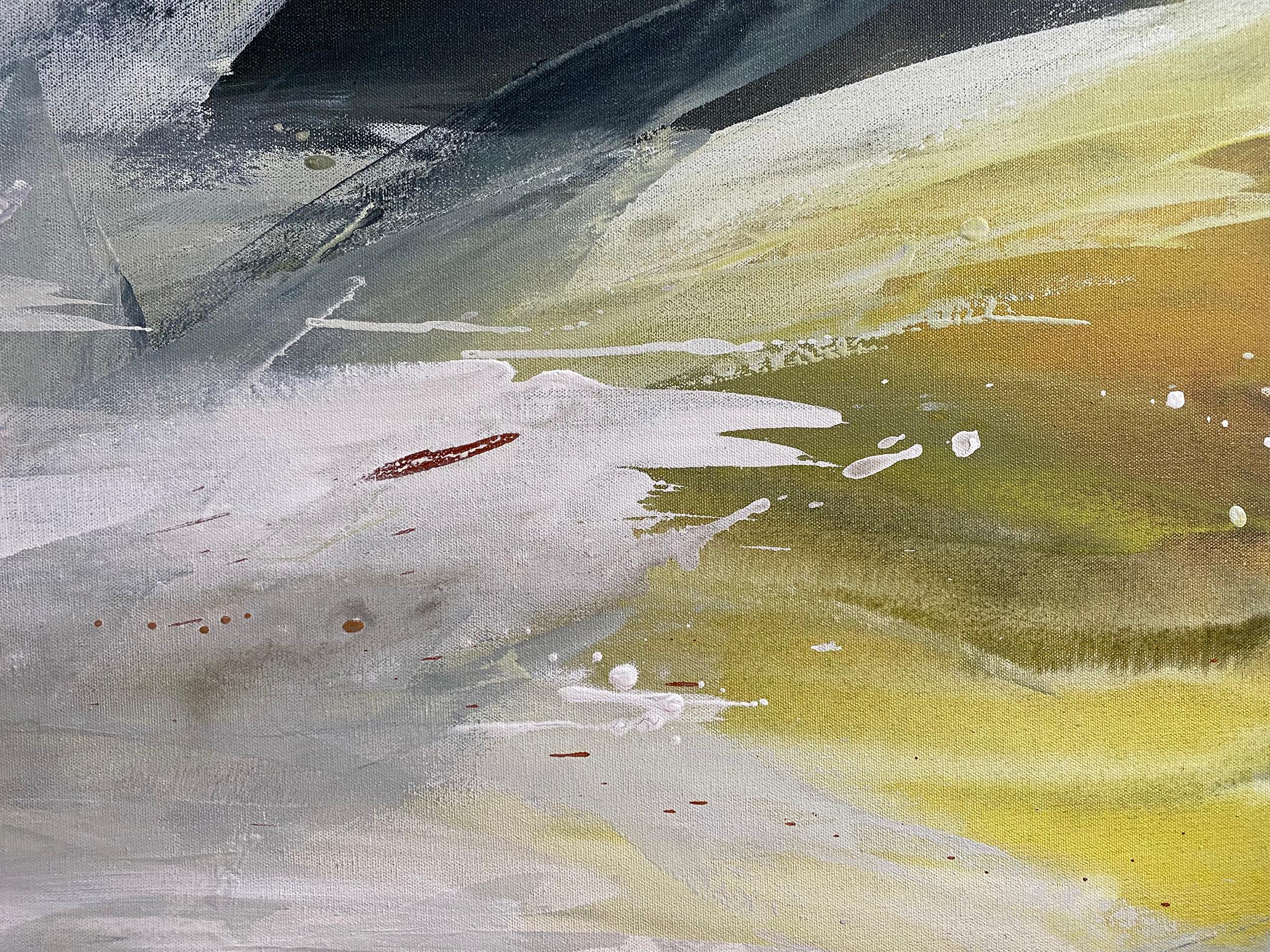 Zeitgenössisches abstraktes Gemälde „Landslide“ im Angebot 3
