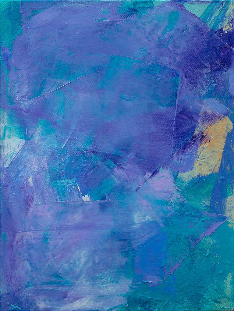 Teodora Guererra Lavender 1 Contemporary Abstract Oil