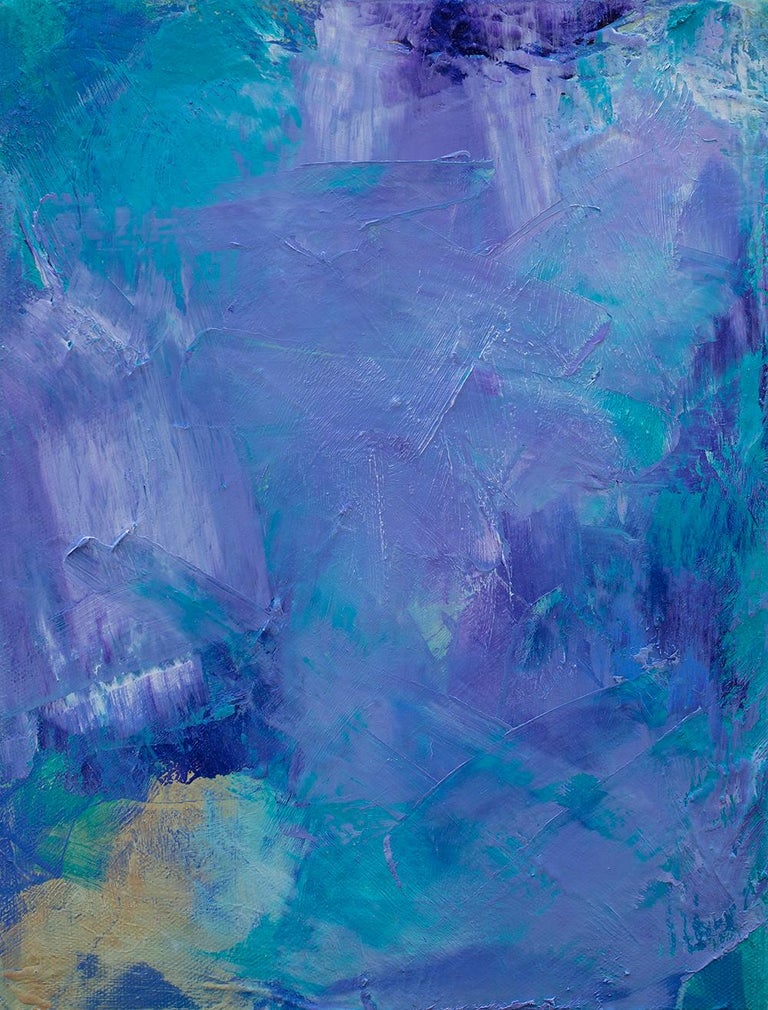 Teodora Guererra Lavender 2 Contemporary Abstract Oil