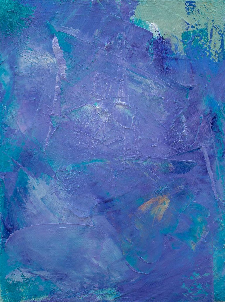 Teodora Guererra Lavender 3 Contemporary Abstract Oil