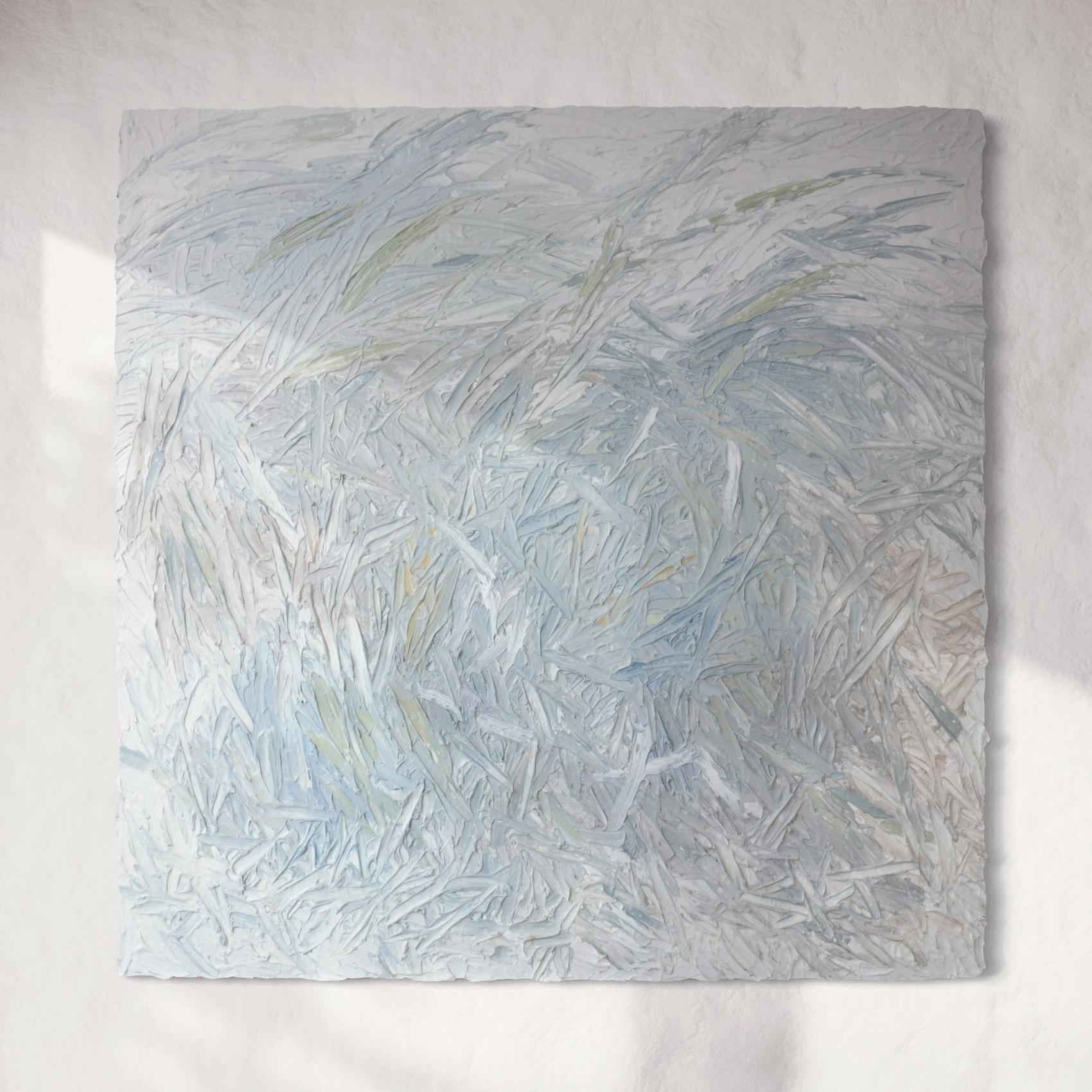Abstract Painting de Teodora Guererra - "Cartas nunca enviadas" Pintura abstracta sobredimensionada con textura