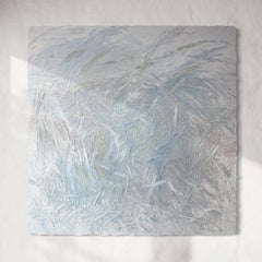 "Cartas nunca enviadas" Pintura abstracta sobredimensionada con textura