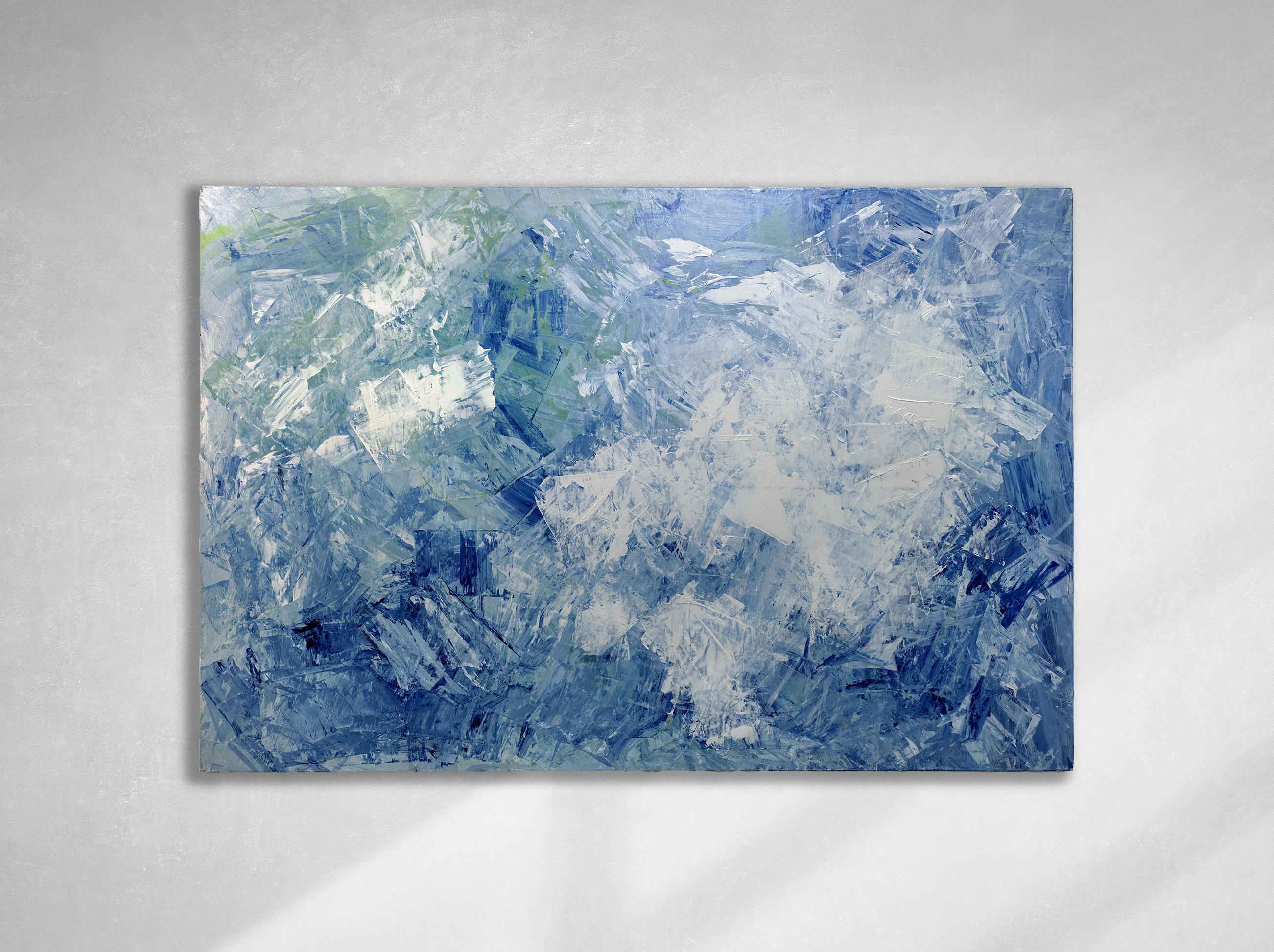 Abstract Painting di Teodora Guererra - "Il mio cane ballerino", pittura a olio astratta