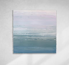 "Luz silenciosa II" Pintura abstracta con textura