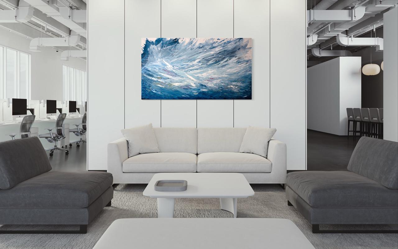 „Restless Sea“, zeitgenössisches abstraktes Gemälde im Angebot 2