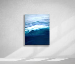 'Saltwater', Large Contemporary Abstract Ocean-inspired Painting