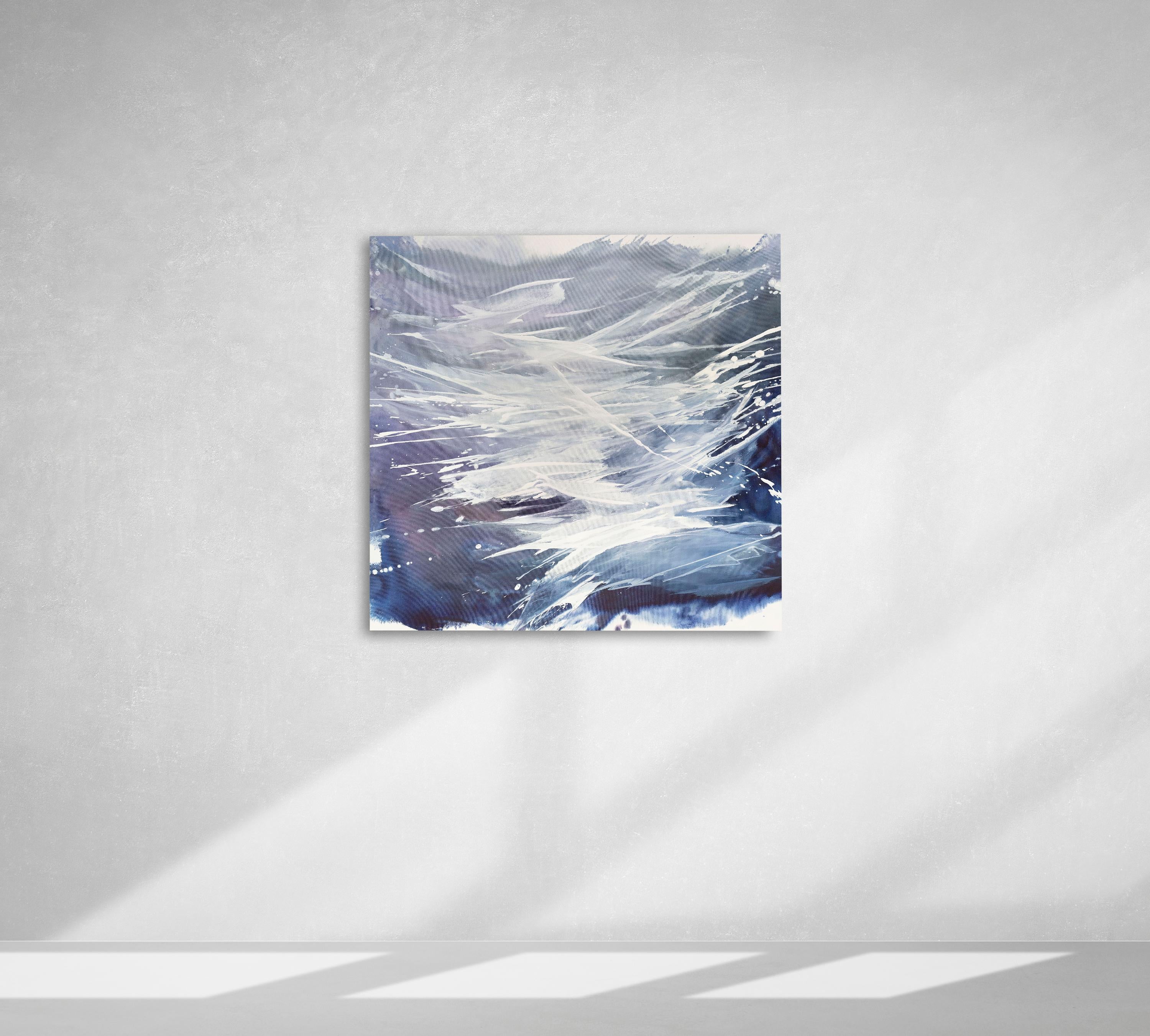 Zeitgenössisches abstraktes Gemälde „ „Skyfall“ im Angebot 1