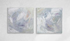 "Southern Charm I & II" Textured Abstract Painting