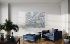 "The Space Between", An Original Thickly Textured Abstract Painting