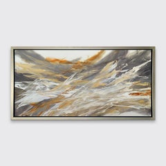 "Tachar cosas", Impresión Giclée enmarcada de edición limitada, 16" x 32"