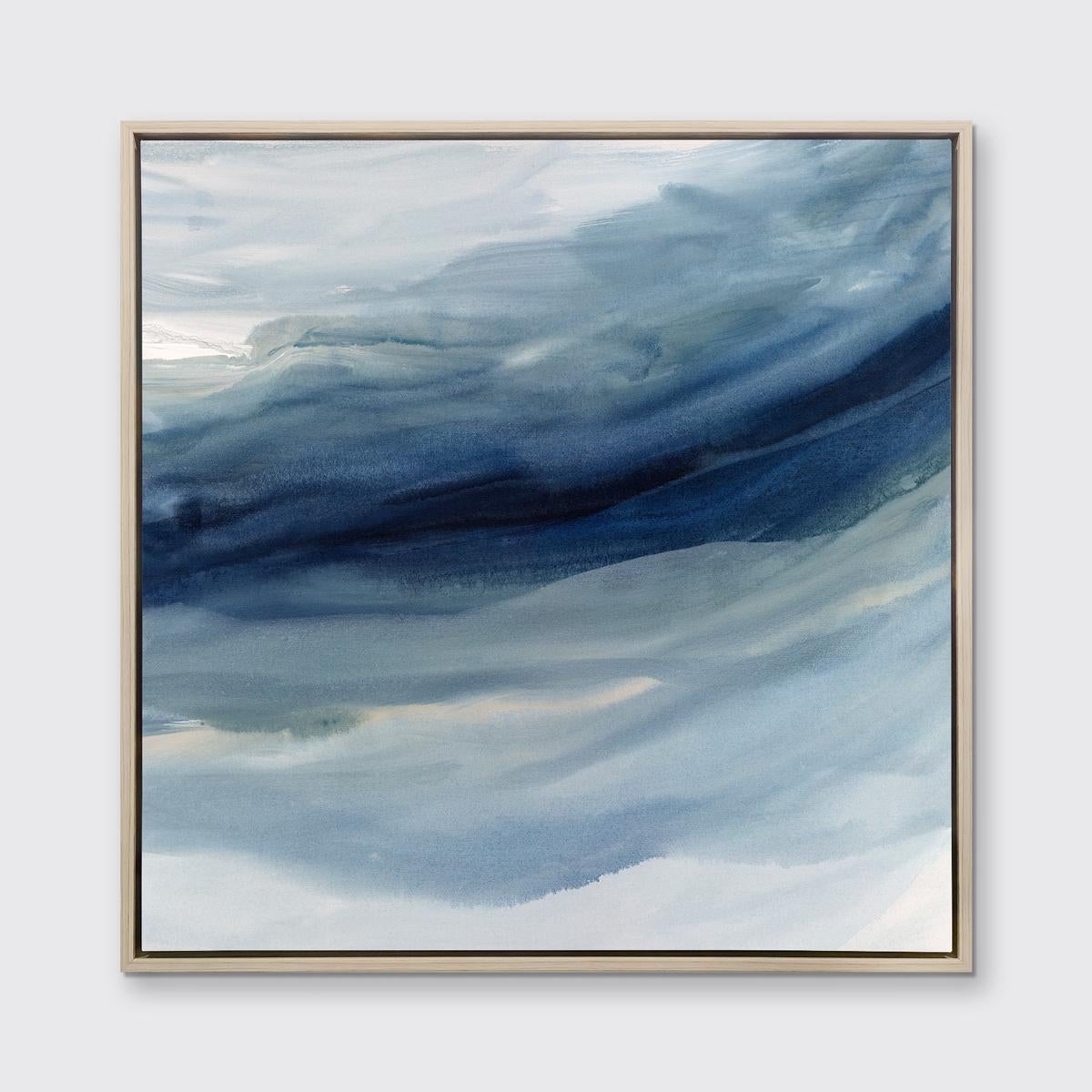 Gerahmter Giclee-Druck in limitierter Auflage, „Indigo Sea II“, 24