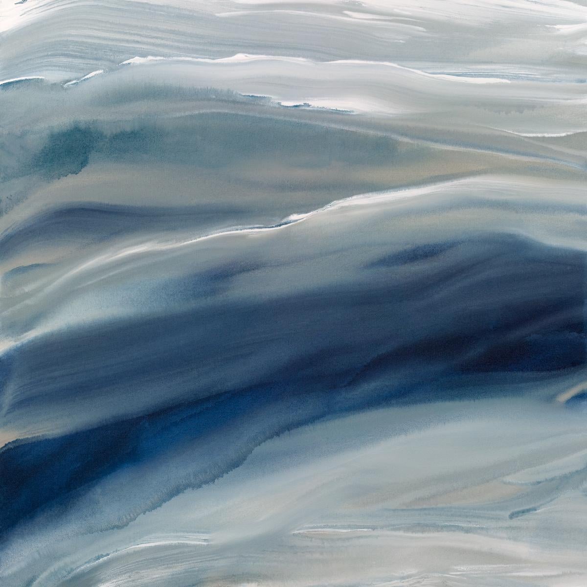 „Indigo Tide I“, gerahmter Giclee-Druck in limitierter Auflage, 24