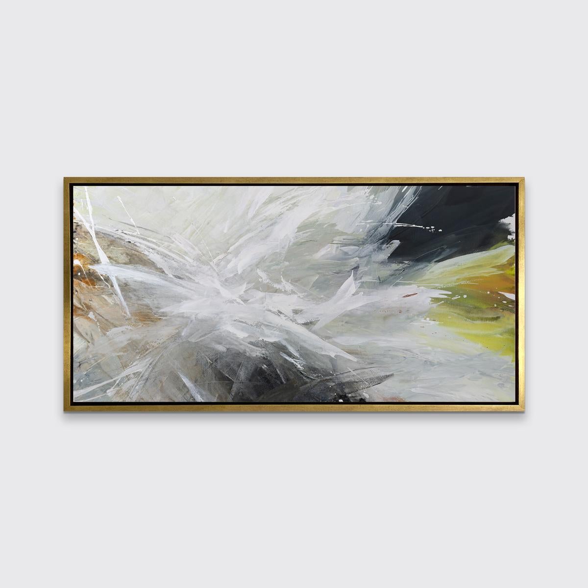 „Landslide“, gerahmter Giclee-Druck in limitierter Auflage, 24 Zoll x 48 Zoll im Angebot 1