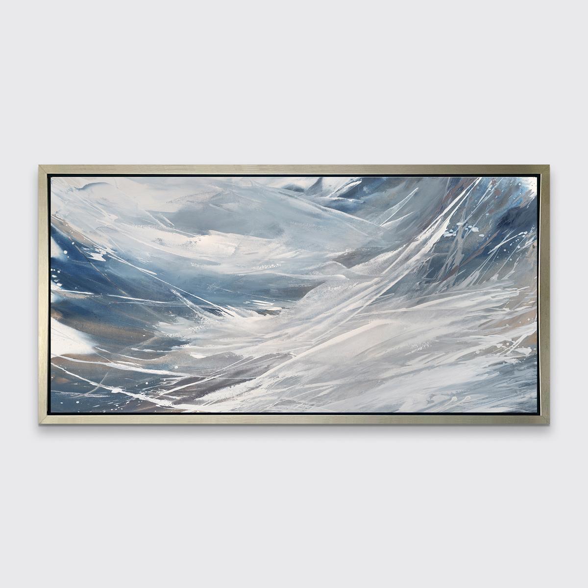 Teodora Guererra Abstract Print - "Sky High, " Framed Limited Edition Giclee Print, 30" x 60"