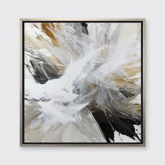 "Today I Choose Palette Knives, " Framed Limited Edition Giclee Print, 30" x 30"