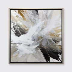 "Today I Choose Palette Knives, " Framed Limited Edition Giclee Print, 36" x 36"