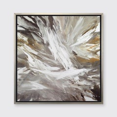 "Today I Choose Palette Knives II, "  Framed Limited Edition Print, 40" x 40"