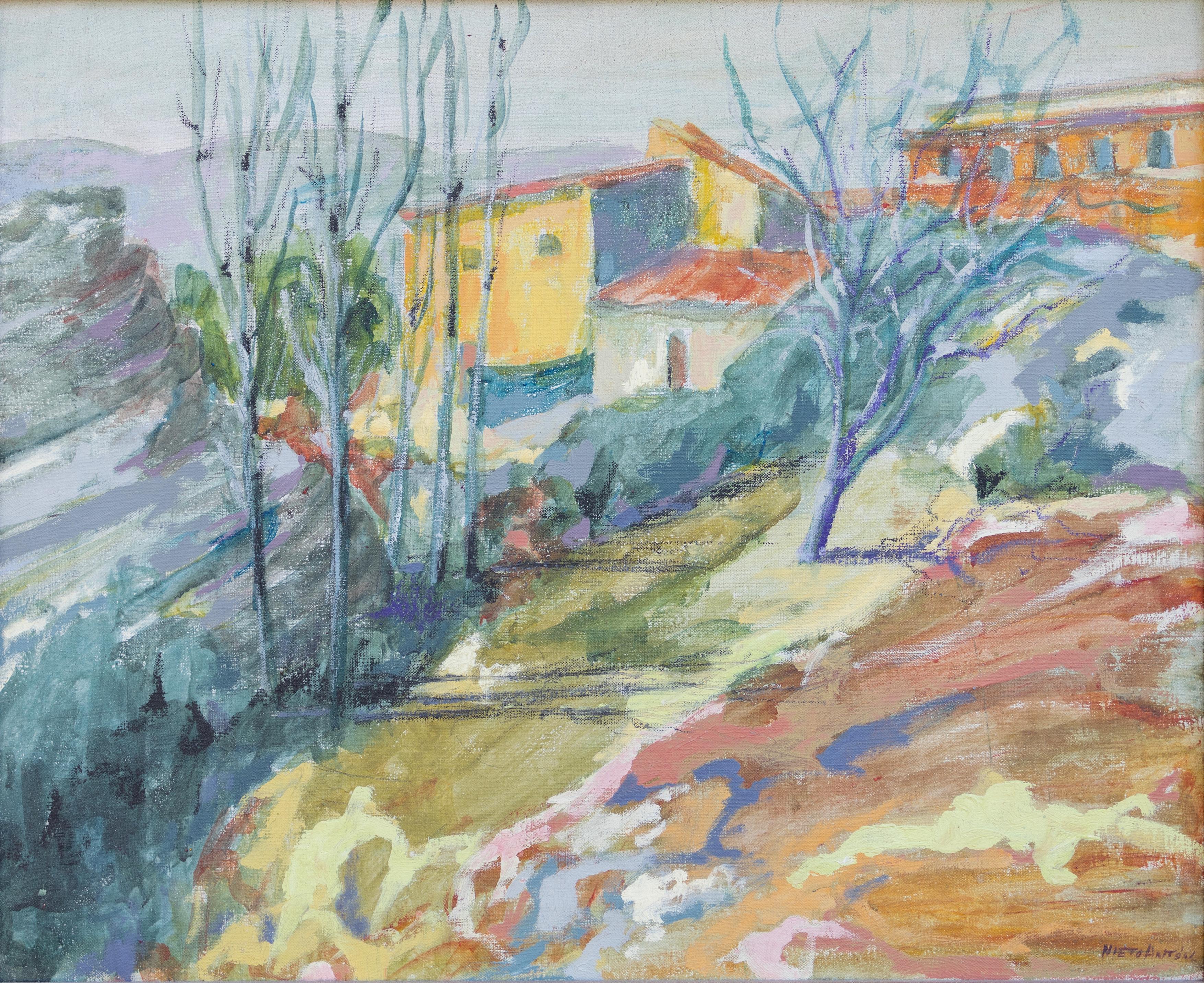 Landscape Painting de Teodoro Nieto Anton - Lugar Preferido de mi Amigo el Loco