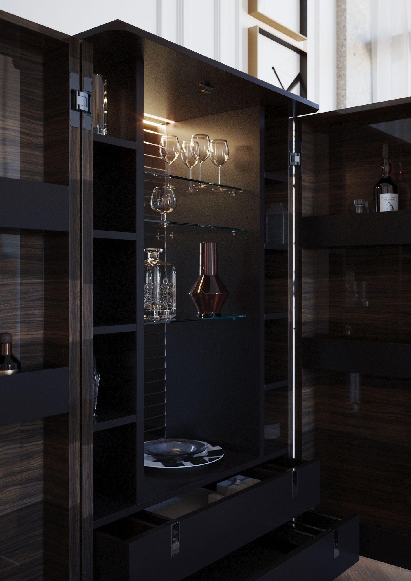 Fait main Meuble de bar TEOMONDO en vente