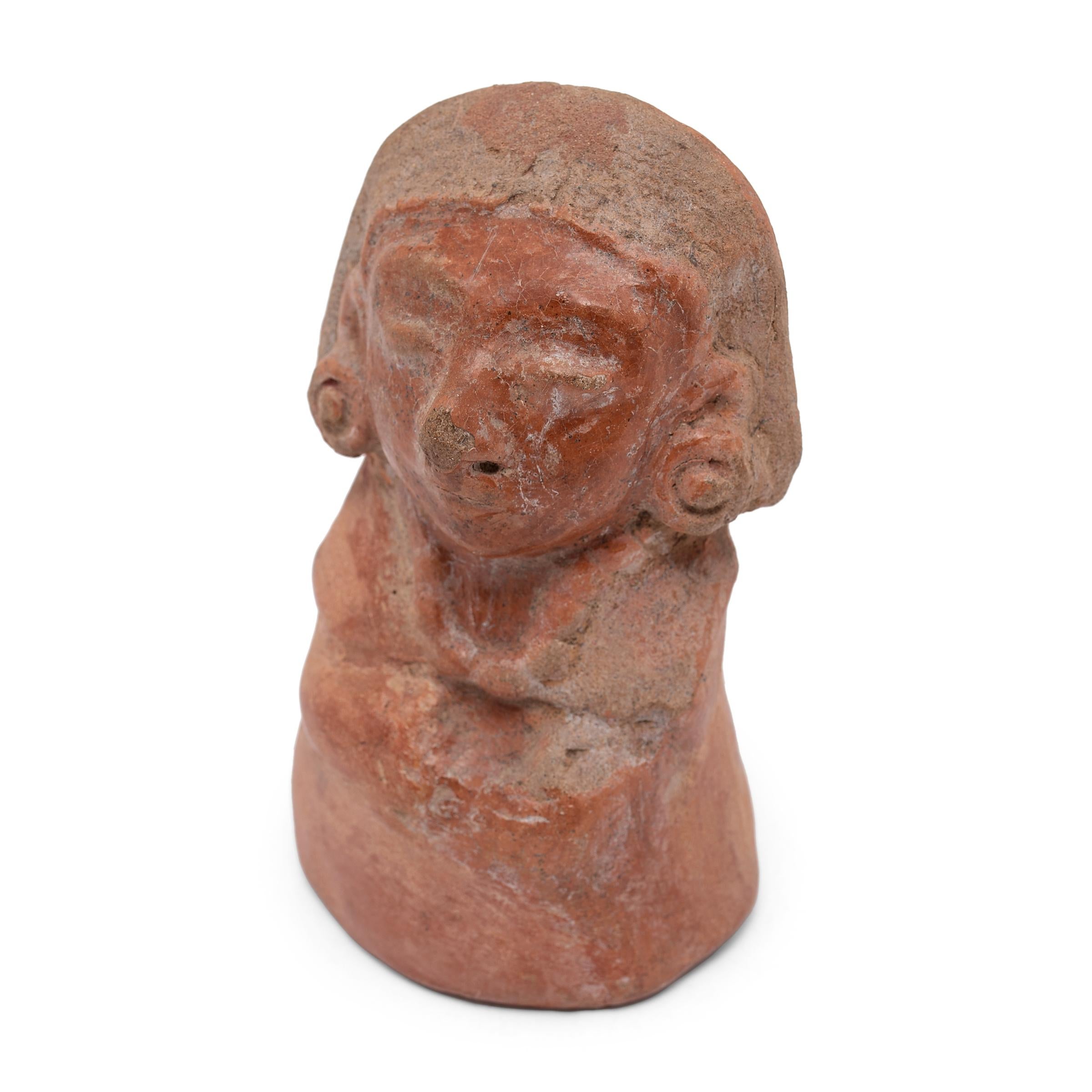 Pre-Columbian Teotihuacan Redware Figure For Sale