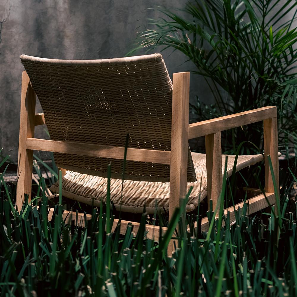 Tepozteco Lounge Chair, Oak For Sale 4