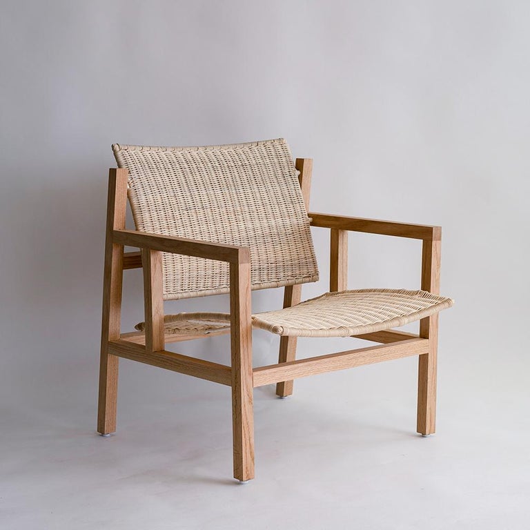 Contemporary Tepozteco Lounge Chair, Tzalam For Sale
