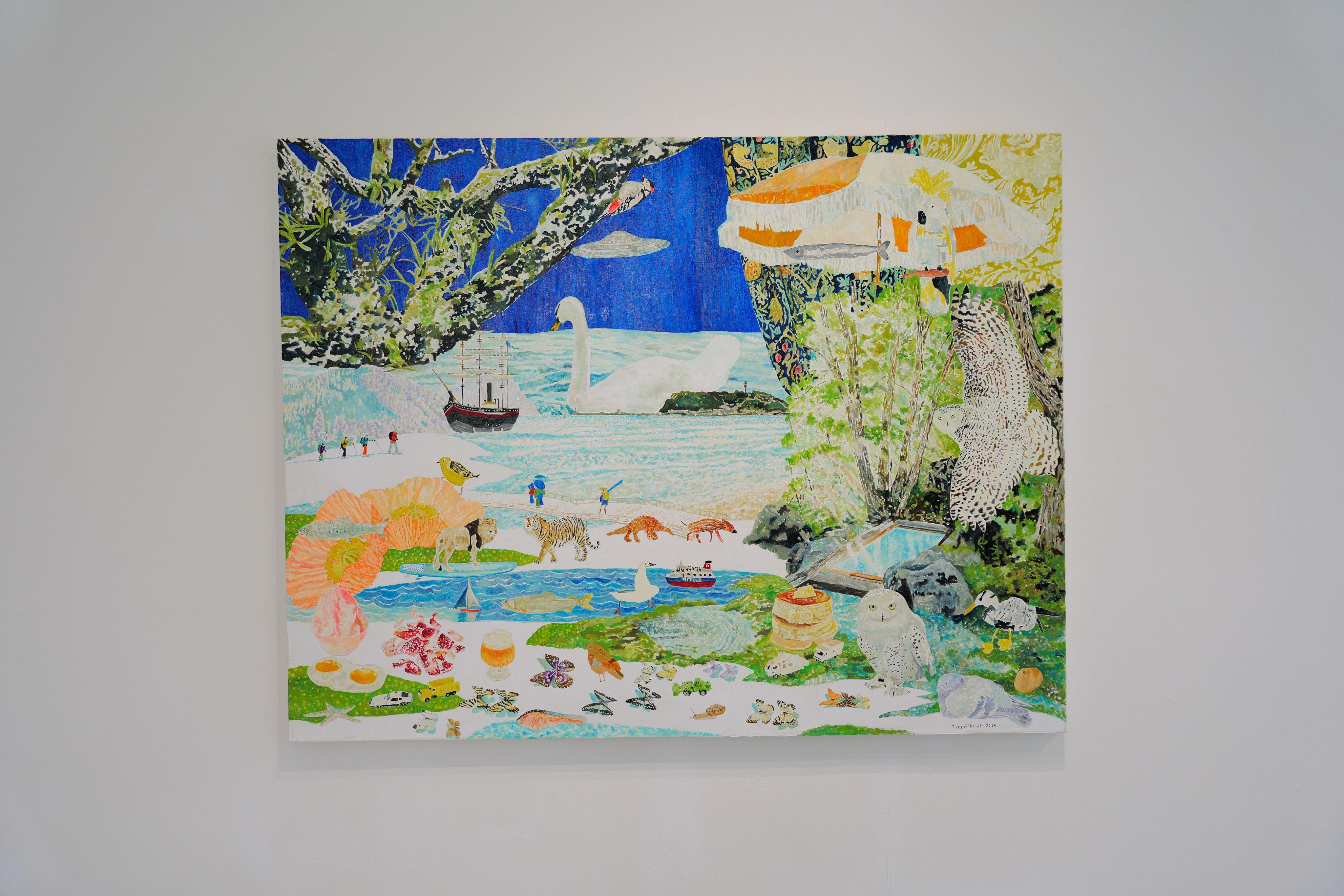 Arte contemporanea giapponese di Teppei Ikehila - Alice nel paese delle meraviglie in vendita 1