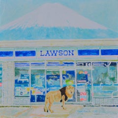 Arte contemporanea giapponese di Teppei Ikehila - Scenario moderno preso in prestito Lawson 2