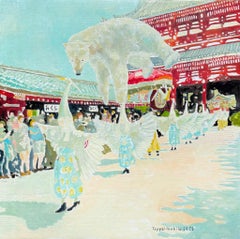 Zeitgenössische japanische Kunst von Teppei Ikehila - Modern Borrowed Scenery: Sensoji 2
