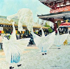 Zeitgenössische japanische Kunst von Teppei Ikehila - Modern Borrowed Scenery: Sensoji