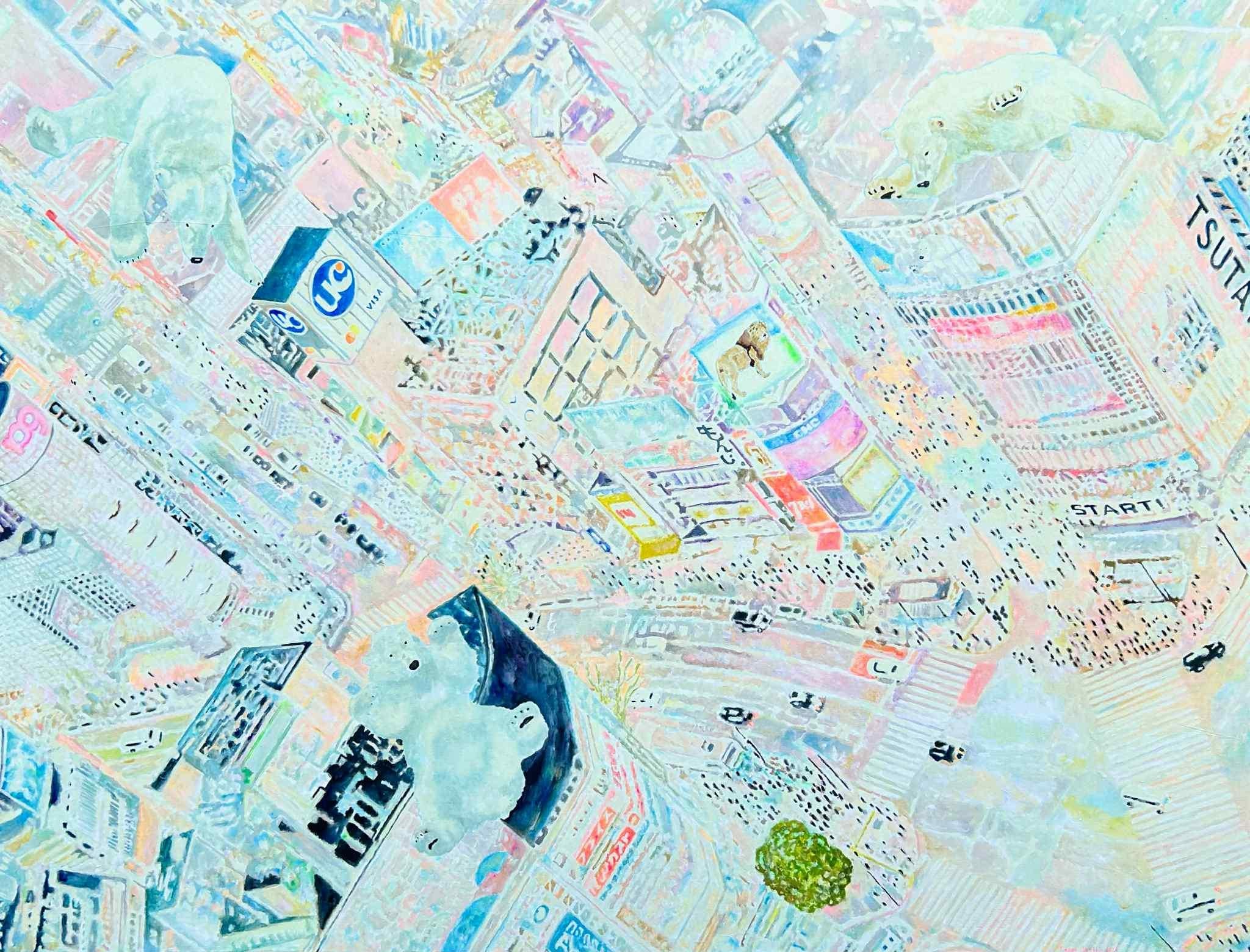 Japanische Contemporary Art von Teppei Ikehila - Modern Borrowed Scenery SHIBUYA im Angebot 3