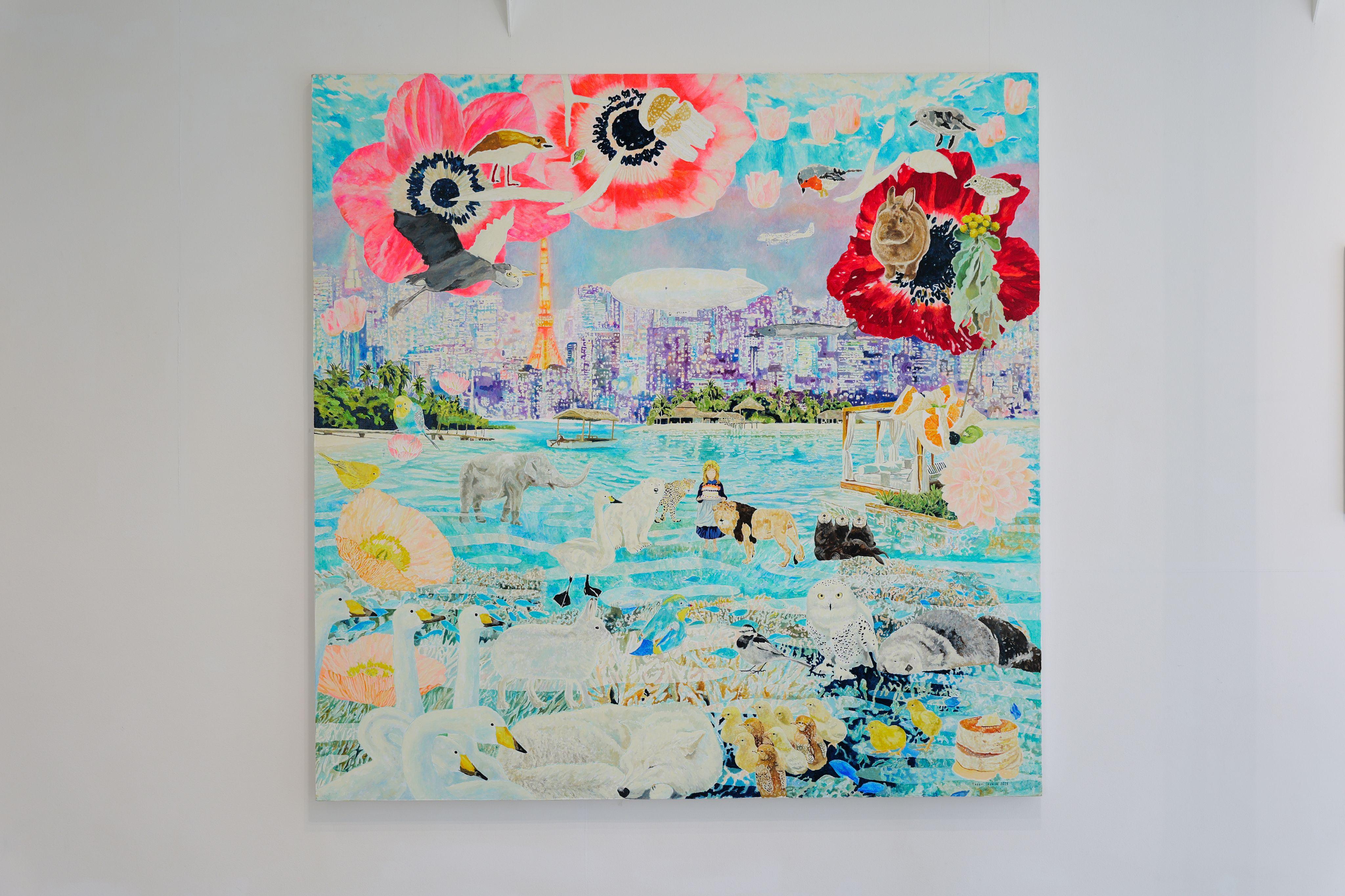Arte contemporáneo japonés de Teppei Ikehila - Super Armonía en venta 1