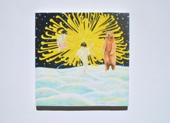 Art contemporain japonais de Teppei Ikehila - The Bear Wants you to Stop Fight (L'ours veut que vous arrêtiez de vous battre)