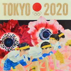 Japanese Contemporary Art by Teppei Ikehila - Tokyo Olympic Poster１