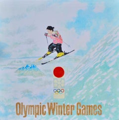 Japanese Contemporary Art by Teppei Ikehila - Winter Olympic Poster Ⅰ