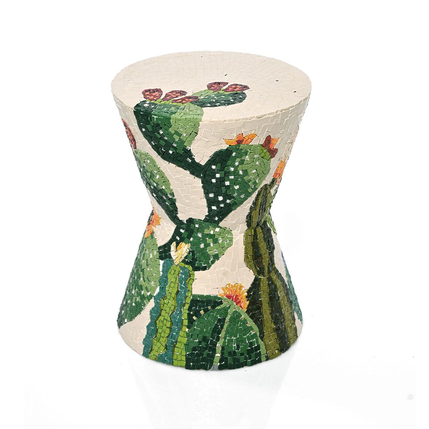 Tequila Bum Bum Handgefertigter Mosaik-Hocker von Michela Nardin im Zustand „Neu“ im Angebot in Milan, IT
