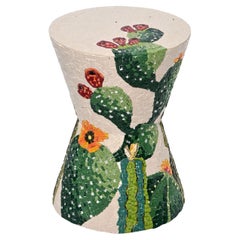 Tequila Bum Bum Handgefertigter Mosaik-Hocker von Michela Nardin