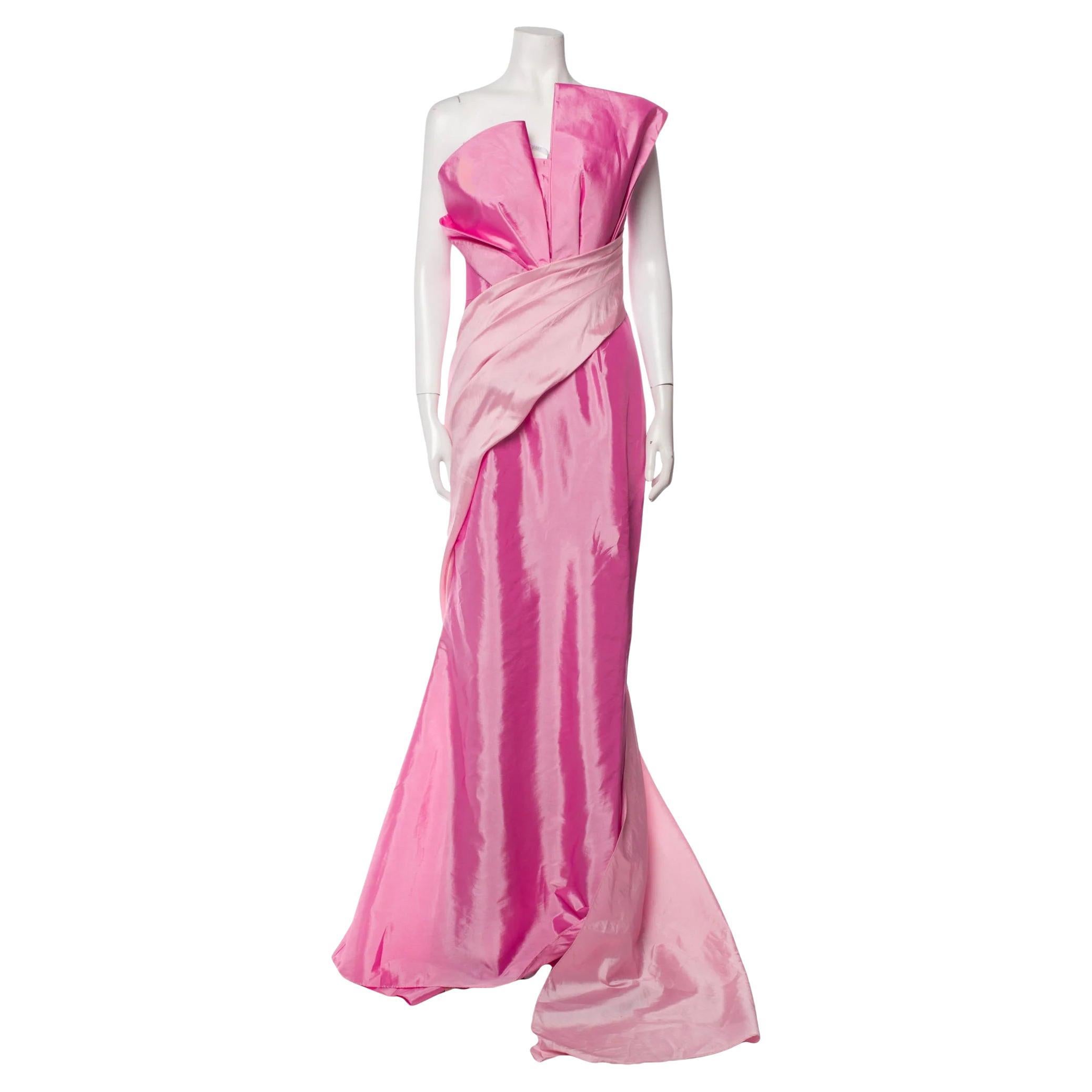 Terani Couture evening pink dress