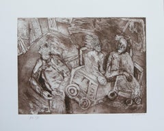 Tere Metta, ¨Untitled¨, 2002, Etching, 14.4x17.9 in