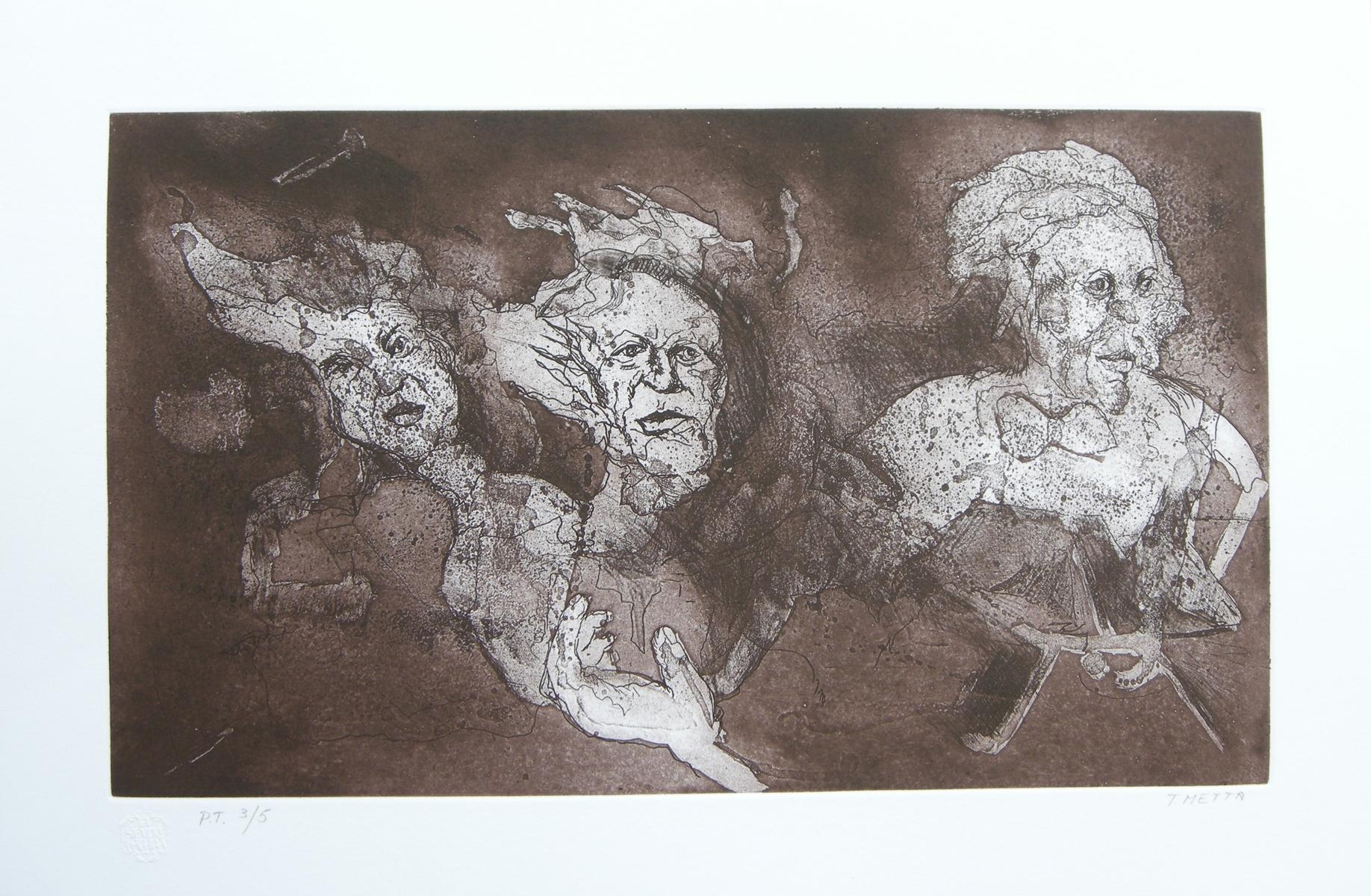 Tere Metta (Mexico, )
'Untitled', 2002
etching, aquatint on paper Guarro Biblos 250g.
15.6 x 23.7 in. (39.5 x 60 cm.)
ID: MET-103
Unframed