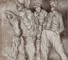 Tere Metta, ¨Sin título¨, 2002, Aguafuerte, 16,7x6,9 pulg.
