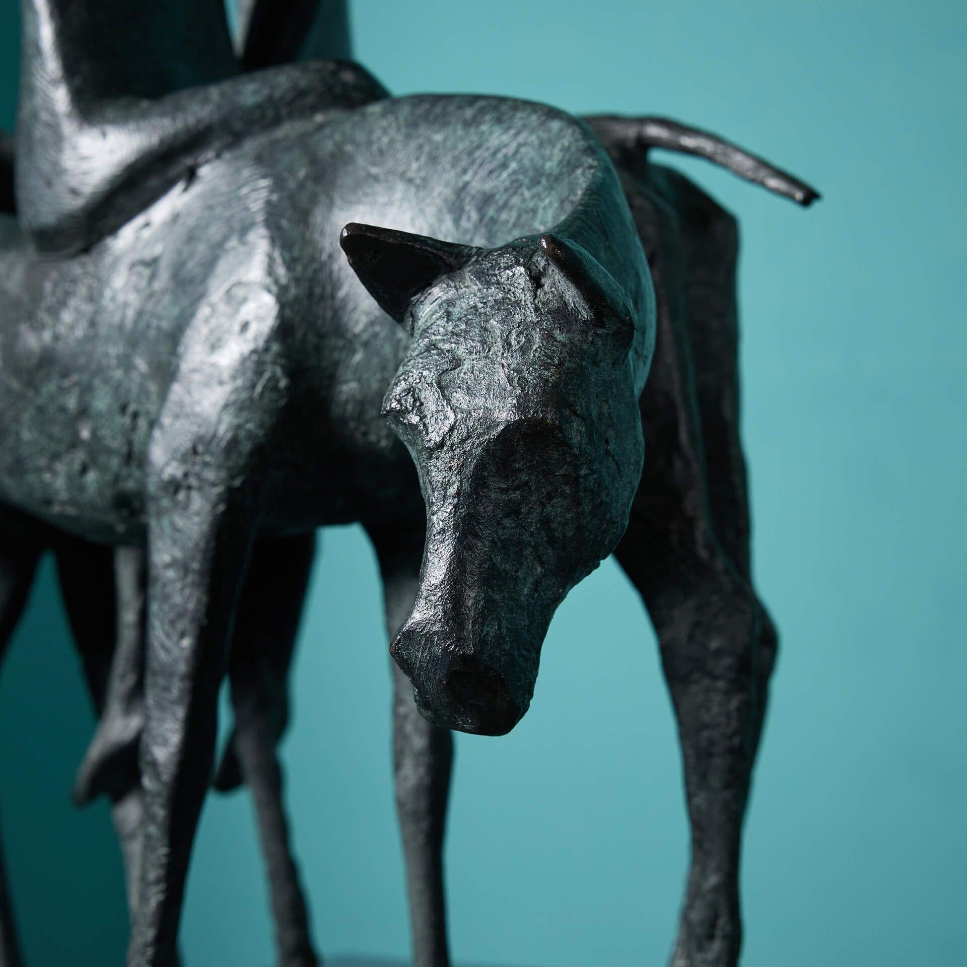 Calco Terence Coventry (1938-2017) Scultura in bronzo 