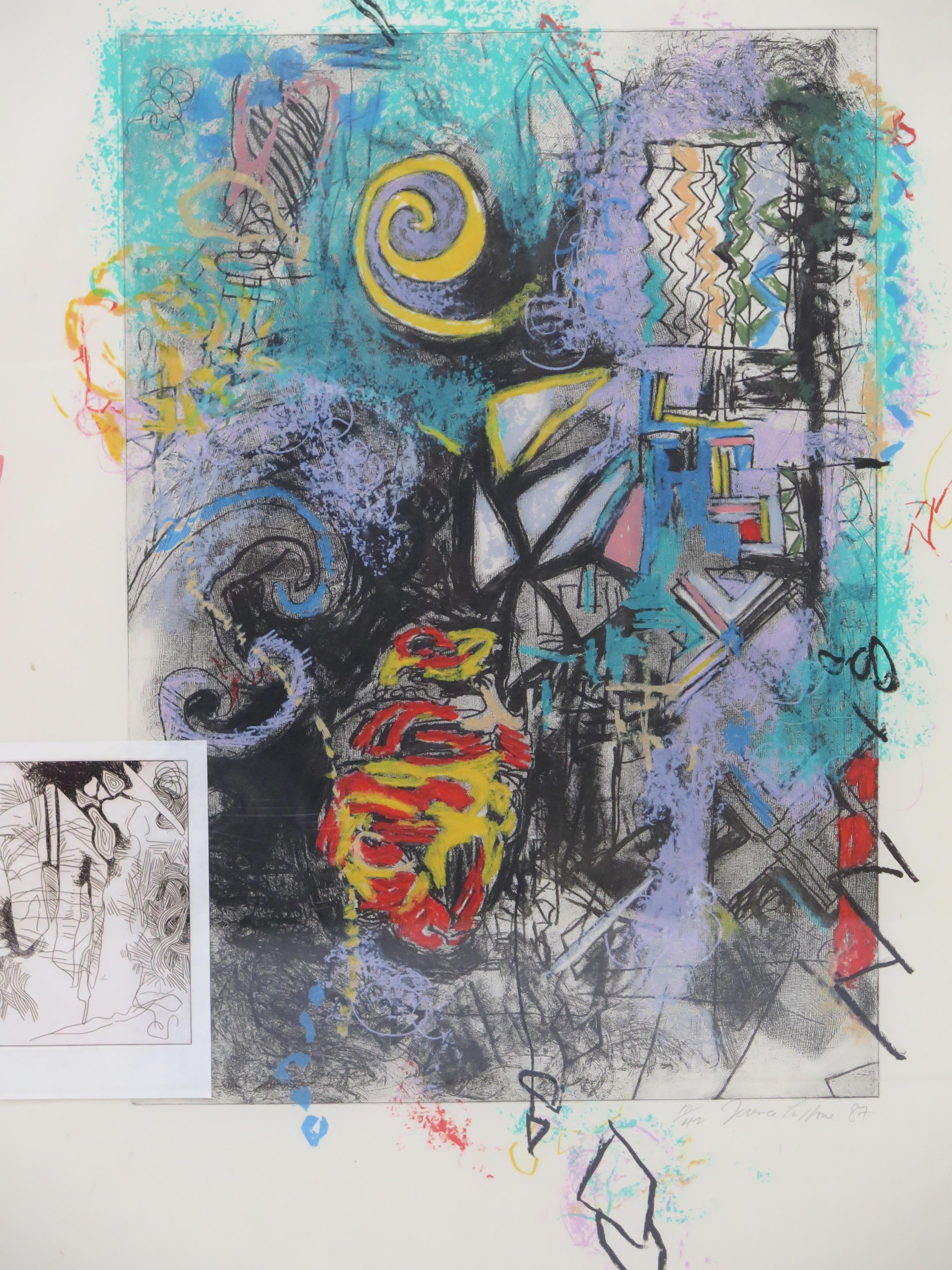 Terence La Noue Mixed-Media on Paper from 